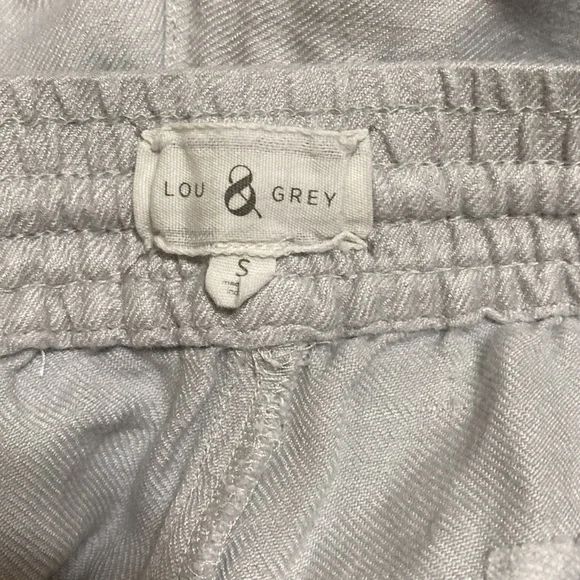 Lou & gray shorts linen-viscose grey breathable material for summer size small - Picture 6 of 8